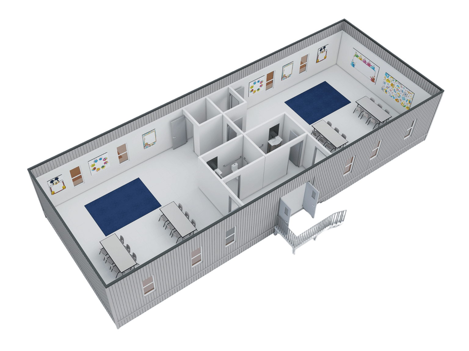Portable classroom floor plan