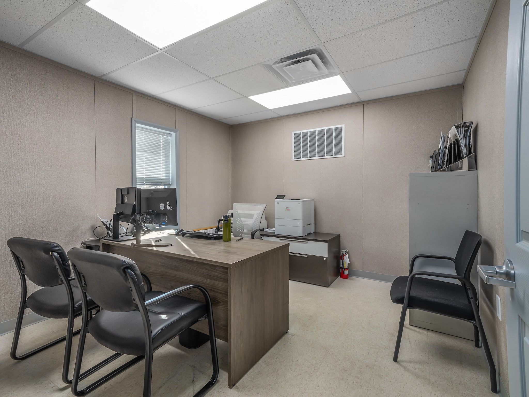 Kia dealership modular interior office